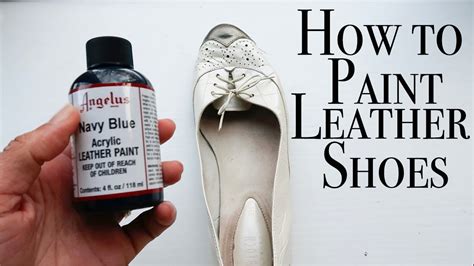 spray painting fake leather shoes|how to paint shoes permanently.